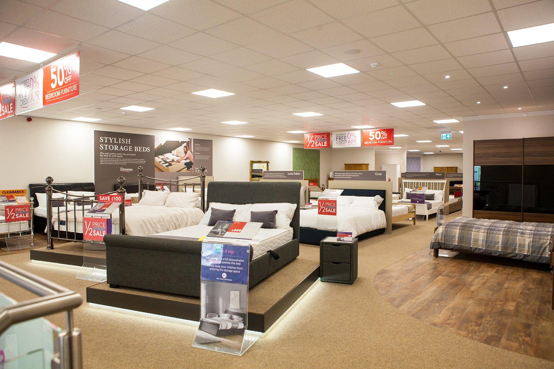 Dreams Store in Leeds Birstall Beds, Mattresses & Furniture Dreams
